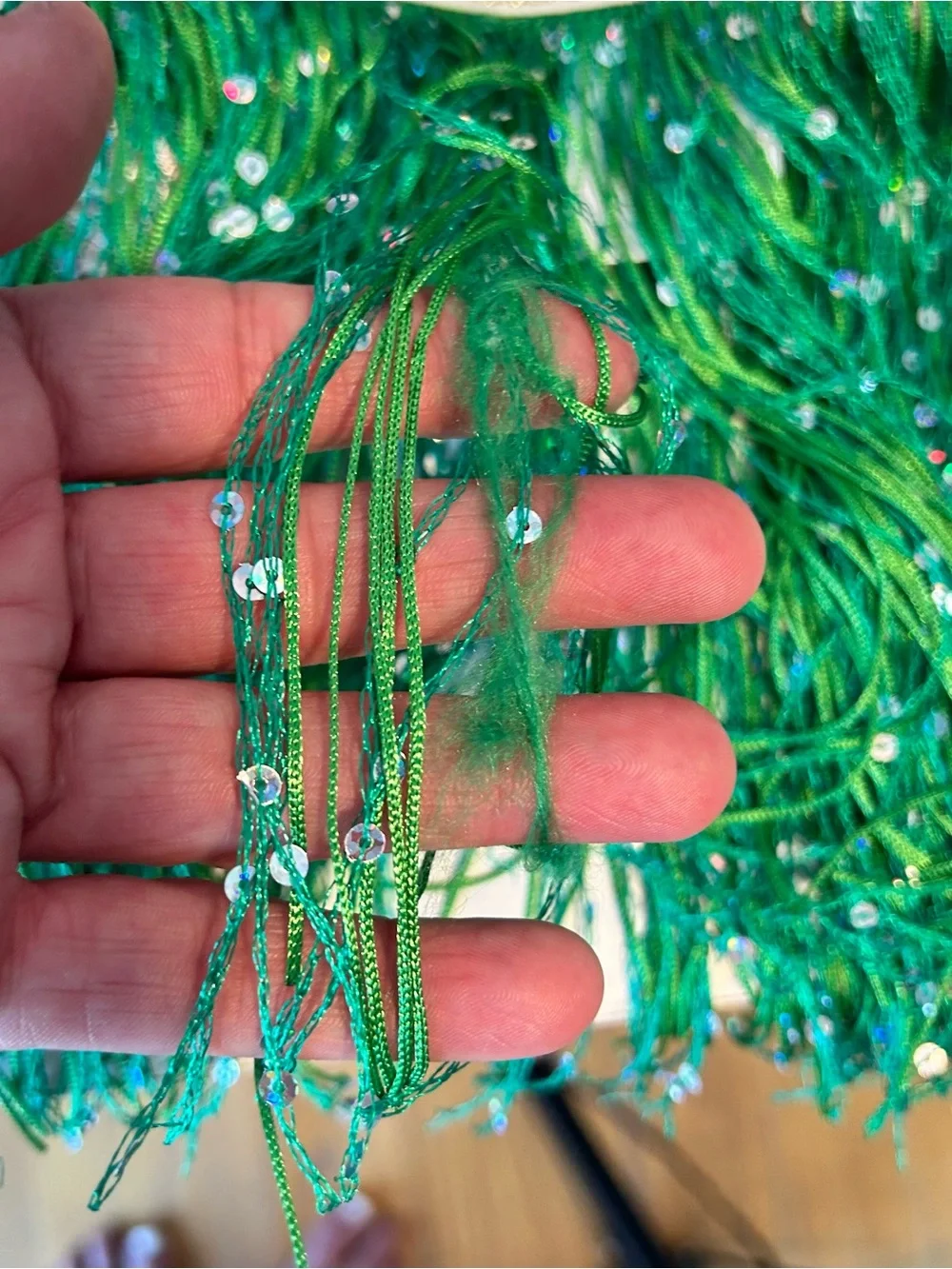 Shade Critters Green Hula & pink fringe skirts ⭐️5FOR$25⭐️